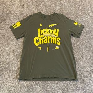 Grunt Style Green Lucky Charms Shirt Size XL
